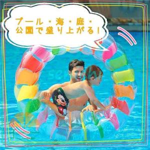 ウォーターホイール プール 夏 海 フロート ...の詳細画像1