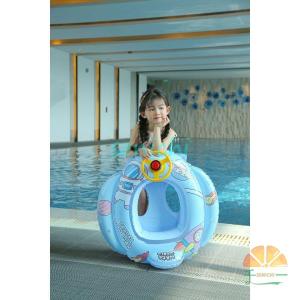 キッズ浮輪 浮き輪 子供 ベビー 足入れ 座付...の詳細画像5
