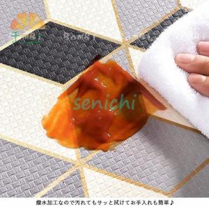 キッチンマット 拭ける キッチンラグ 北欧 ラ...の詳細画像2