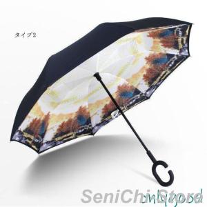 逆さ傘傘晴雨兼用さかさ傘さかさかささかさま傘レ...の詳細画像5