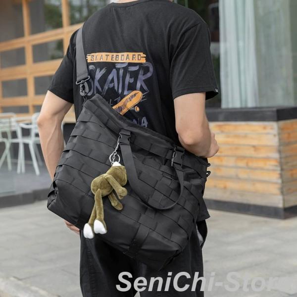 トートバッグ メンズ 大きめ 2way 通勤バッグ 軽い a4 ビジネスバッグ 大容量 縦長 ナイロ...