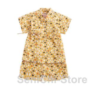 子供服 キッズ ベビー 和柄 甚平 綿100%...の詳細画像1
