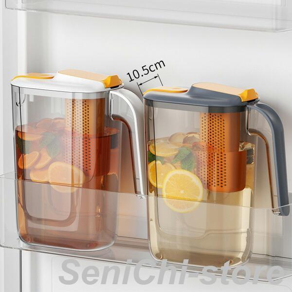 冷水筒 2600ML 水差し 春 夏 秋 冬 麦茶ポット ドリンクボトル お茶ボトル 耐冷 大容量 ...