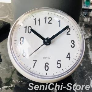 壁掛け時計 防水 吸盤付き 丸型 置き掛け兼用...の詳細画像1