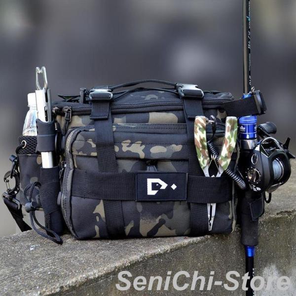 ショルダーバッグ メンズ マルチフィッシングバック 帆布バッグ ショルダー 迷彩  登山 ハイキング...
