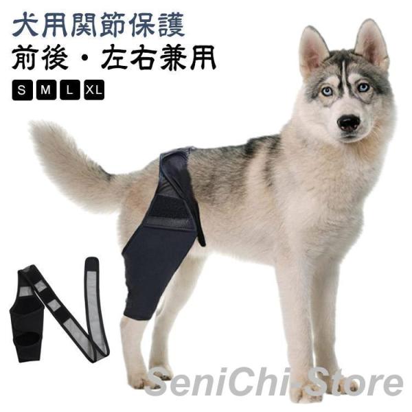 犬用 関節プロテクター 前後左右兼用 関節保護 固定 膝 靭帯 脱臼 保護 犬 サポーター 介護 リ...