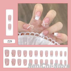 ネイルチップ ショート シール ハート かわい...の詳細画像3