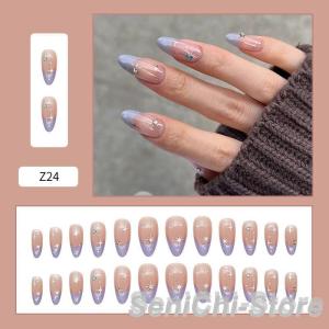 ネイルチップ ショート シール ハート かわい...の詳細画像4