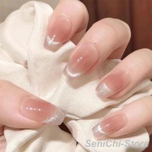 ロング ネイルシール クリア ネイルアート 貼...の詳細画像1