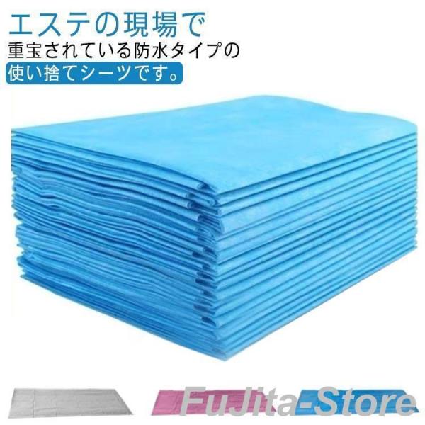 使い捨てシーツ 60枚入 ベッドシーツ 不織布 防水加工 油よけ 耐油 ベッドシート 幅80×長さ1...