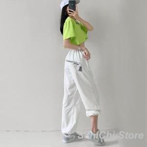 ダンスパンツ レディース 長ズボン スウェット...の詳細画像3