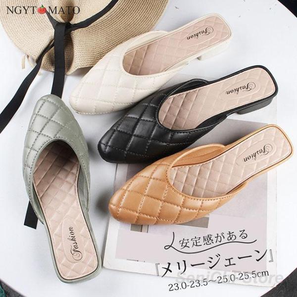 ミュールサンダル PVC 軽量 ラバーシューズ レインシューズ ミュールパンプス かかとなし 雨晴兼...