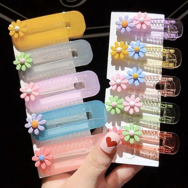 ヘアクリップ ヘアピン ヘアアクセサリー お花 フラワー 髪留め 髪飾り 子供用 キッズ 女の子 ヘ...