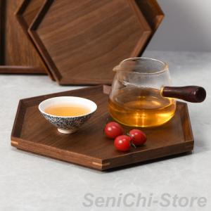 お盆 トレー トレイ 配膳 六角形 多角形 ヘ...の詳細画像1