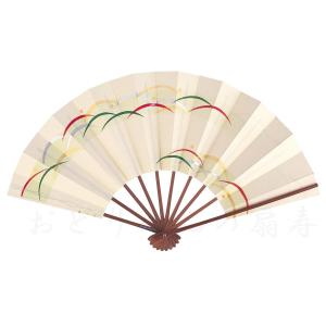 尺舞扇子 日本舞踊・踊り用 30cm 手引色ぼかし 三ッ雲 ピンク・金・銀