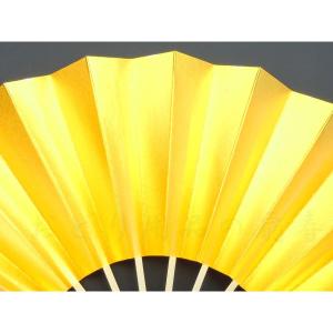 舞扇子 両金 白竹 箱なしの詳細画像1