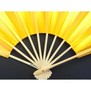 舞扇子 両金 白竹 箱なしの詳細画像2