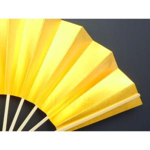 舞扇子 両金 白竹 箱なしの詳細画像4