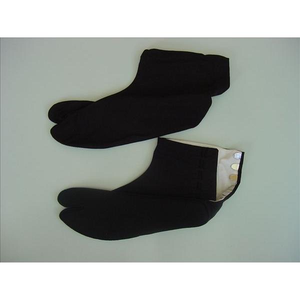 紺木綿 黒底足袋 (5枚)こはぜ 28cm