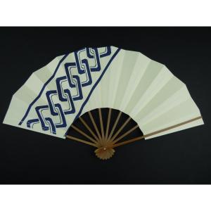 尺舞扇子 日本舞踊・踊り用 30cm 手引色ぼかし 三ッ雲 紫・金・銀 スス