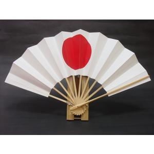 舞扇子 日本舞踊・踊り用 29cm 日の丸 白竹 箱なし