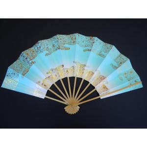 舞扇子 日本舞踊 踊り用 金銀 黒塗 京扇子 箱なし : おどり用品