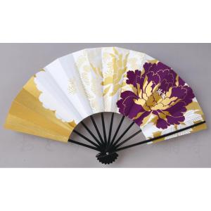 日本舞踊 扇 京扇堂 朱ぼかし 金銀 舞扇 日舞 扇子 伝統工芸 舞扇子 日本舞踊 踊り用 金銀 黒塗 京扇子 箱なし : おどり用品