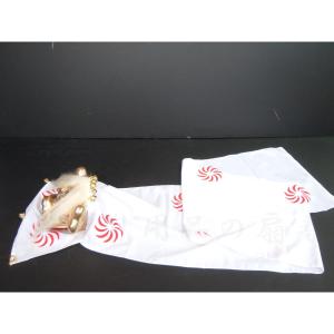 日本舞踊小道具 連獅子 獅子頭 金獅子 白毛 親の詳細画像2