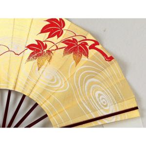 舞扇子 日本舞踊、踊り用 29cm 紅葉、ゴー...の詳細画像4