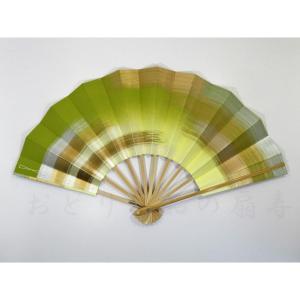 郷土芸能扇子 8本セット 緑と白　松づくし 松づくし - 舞扇子・直売 『舞扇子の扇亘』 京都の舞扇を製造直売