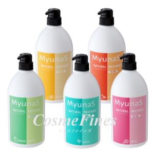 ミュナス ナチュラル シャンプー&トリートメント セット 5種 1L 傷んだ