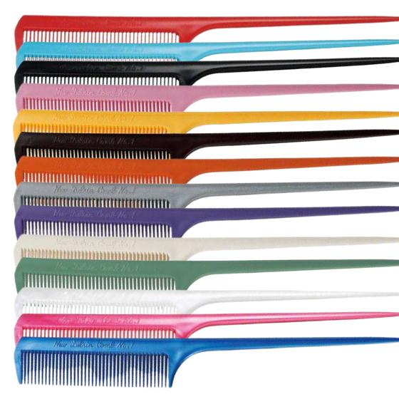 コーム  美容師 抗菌 ニューデルリン コームNo.1 全14色
