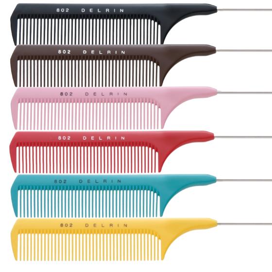 コーム  美容師 抗菌 ニューデルリン スムーズ 802 全6色