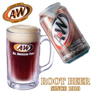 送料無料】ルートビア A&W 355ml (12缶×1ケース) カフェインレス、保存
