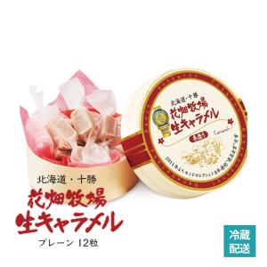 生キャラメル 12粒入 プレーン 10個セット 送料無料 花畑牧場 北海道 お土産 手造り ご当地 有名 キャラメル｜senka-land