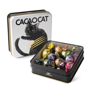 CACAOCAT 缶ミックス 8個入り WHITE 送料無料 北海道 贈り物 ギフト チョコレート 猫 ネコ ねこ バレンタイン ホワイトデー 母の日 父の日｜senka-land