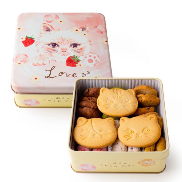こねこのこねこねクッキー缶 Love 3個セット 送料無料 CACAOCAT DADAKA クッキー...