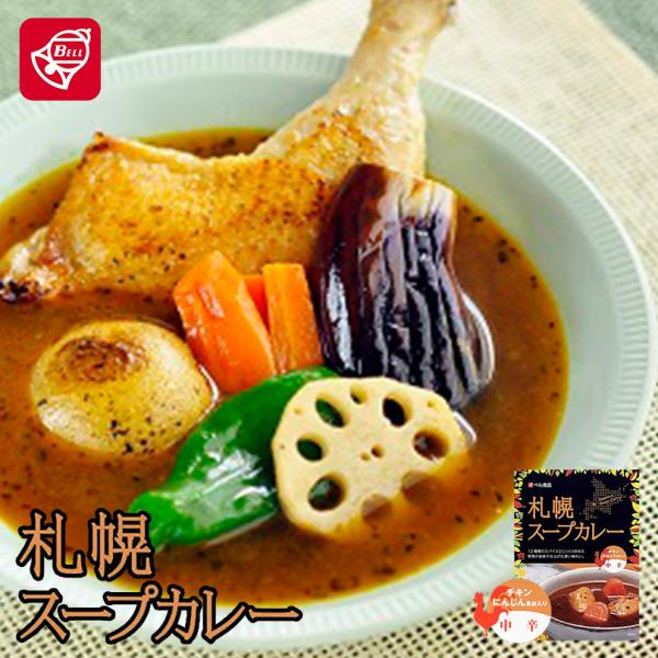 札幌スープカレー中辛200g 2個セット メール便 送料無料  プレゼント ギフト お土産 カレー ...