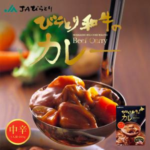 びらとり和牛カレー 辛口 メール便 送料無料 黒毛和牛 北海道 平取