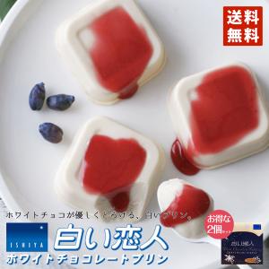 1000円ポッキリ 白い恋人 ホワイトチョコレートプリン1個入×2個セット  メール便 石屋製菓 北海道