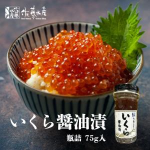 佐藤水産 いくら醤油漬 75g 2個セット 送料無料 いくら 北海道産 贈り物 ギフト お取り寄せ グルメ ご当地 プレゼント｜senka-land