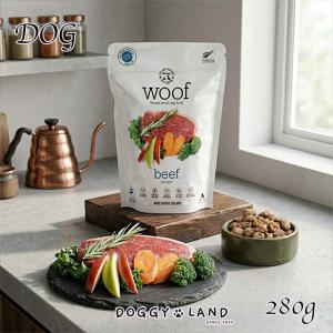 犬用 ドッグ 送料無料 WOOF ワフ ドッグフード ビーフ 280g フリーズ