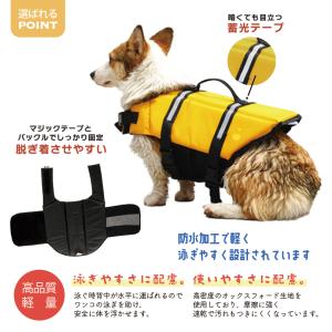 犬服 ライフジャケット 送料無料 犬用ライフジ...の詳細画像2