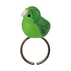 バンダイ ガチャ ことりんぐ 鳥籠ケース付き 【サザナミインコ】