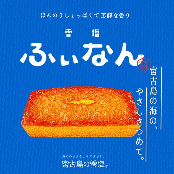 沖縄お土産  雪塩 ふぃなん (5個入り) 沖縄 塩 お土産 土産 グルメ お菓子 スイーツ 焼き菓...