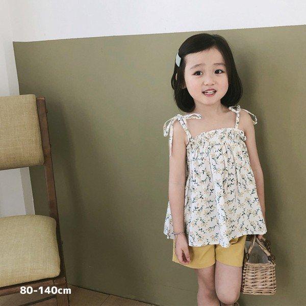 ミモザ柄キャミワンピース 80 90 100 110 120 130 140cm