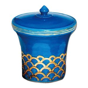 茶道具 水指 瀬戸一重口水指 宇田隆和作 佐平窯 茶道 : 茶道具