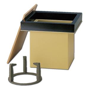 裏千家L801/11月）炉壇セット 炉壇 電熱器付 アルミ製聚楽壁 L801＆