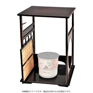 茶道具 お棚 袋棚 志野棚 利休好写し 小林幸斎作 組立式 炉用 利休好写