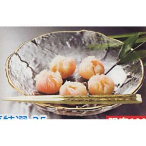 茶道具 茶道 抹茶 義山 流水皿 縁金 (黒文字別売)